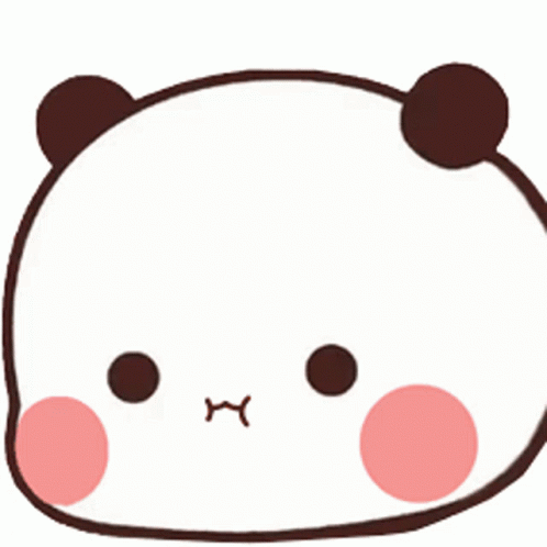 Animated Bear Popping Bubble Gum GIF