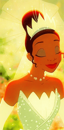 Animated Beautiful Princess Tiana And The Frog GIF