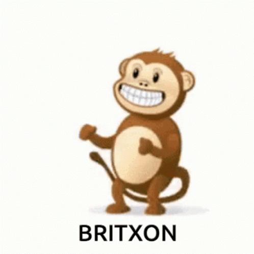Animated Belly In Out Monkey Dancing Brixton GIF