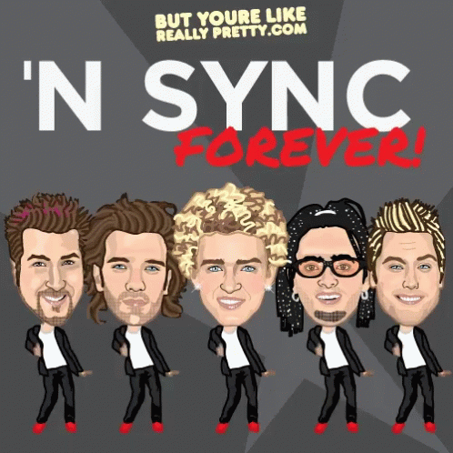 Animated Big Head Nsync GIF