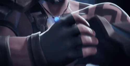 Animated Big Man Cracking Knuckles GIF
