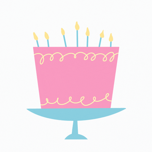 Birthday Cake Png Gif, Transparent Png - vhv