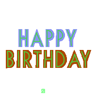 Animated Birthday Gif Sticker GIF