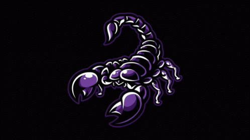 Animated Black Scorpion GIF
