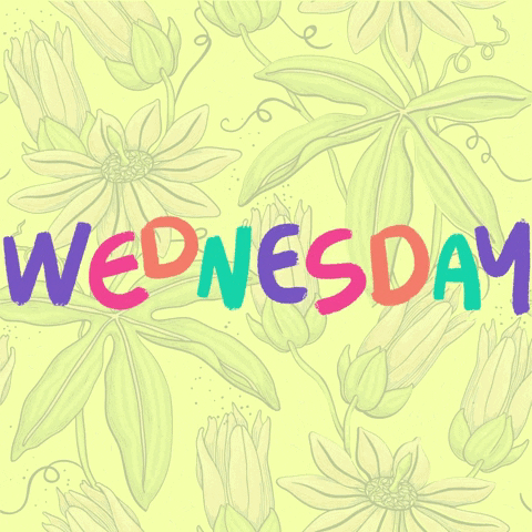 Animated Blessed And Colorful Wednesday GIF
