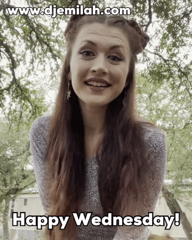 Animated Blessed Wednesday Beautiful Girl GIF