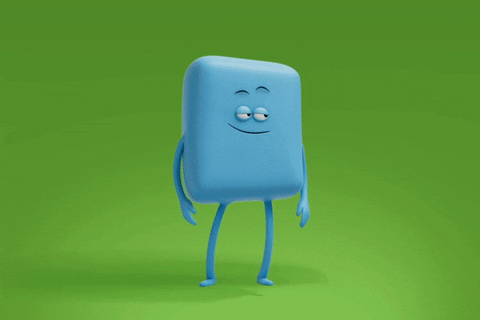 Animated Blue Chip Dancing GIF