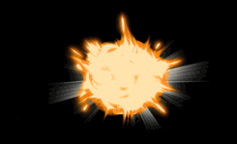 Animated Boom Explosion GIF.