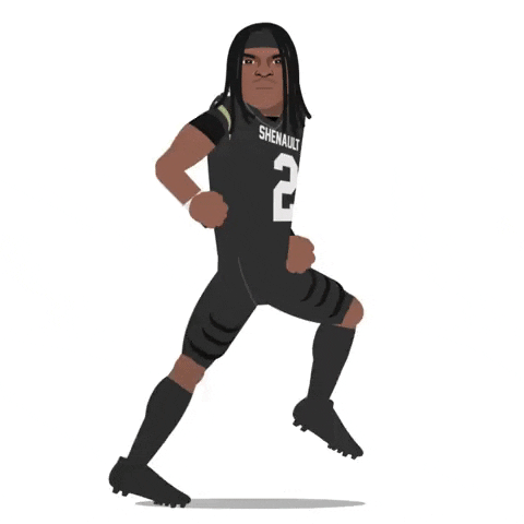 Animated Buffs Player Laviska Shenault Jr Catching Ball GIF