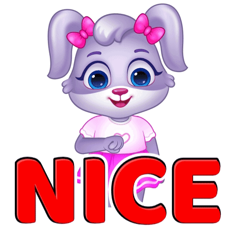 Animated Bunny Well Ok Nice GIF