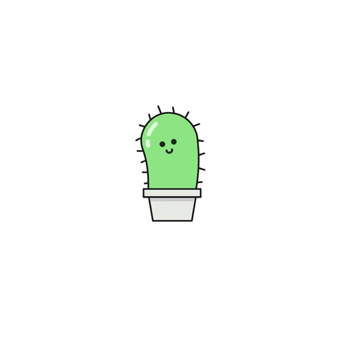 Animated Cactus Wiggle GIF