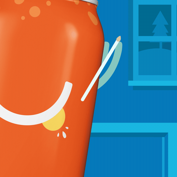 Animated Can Lightning Candle Happy Hanukkah GIF