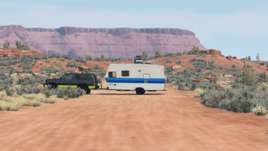 Animated Car Crash And Burn GIF