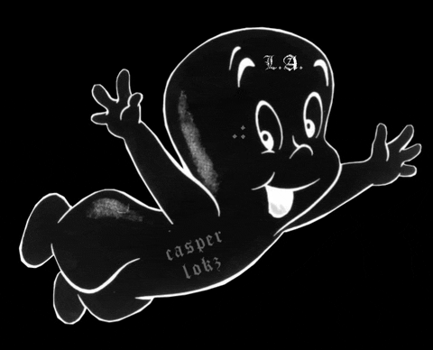 Animated Casper Ghost Flying And Smiling GIF