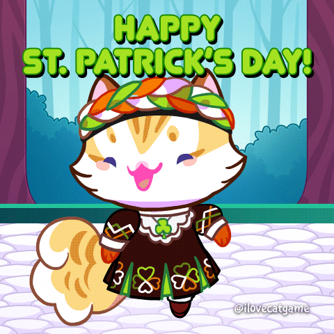 Animated Cat Doing Irish Jig GIF