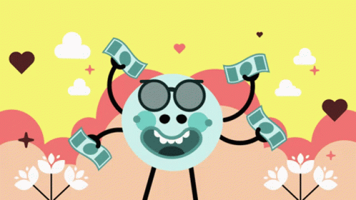 Animated Character Rich Money GIF