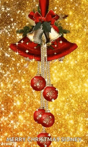 Animated Christmas Bells Ringing GIF