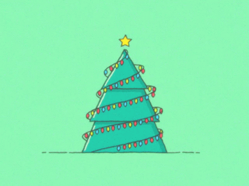 Animated Christmas Tree Formed GIF