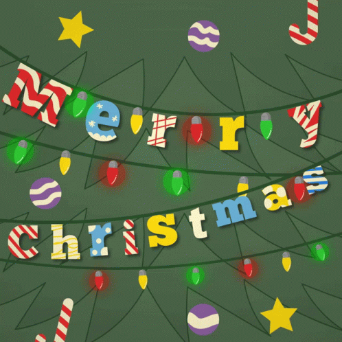 Animated Christmas Decoration Merry Christmas GIF