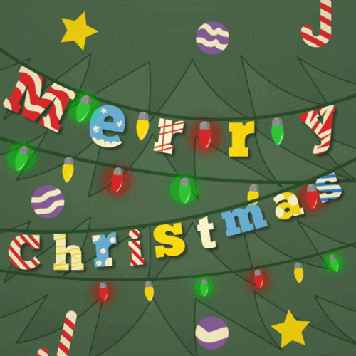 Animated Christmas Decoration Merry Christmas GIF
