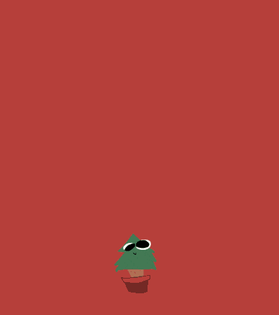 Animated Christmas Tree Grow Up GIF