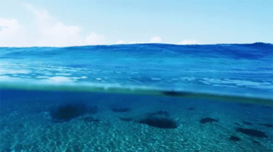 Animated Clear Water Sea Waves GIF 
