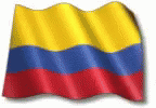 Animated Colombia Flag Waving GIF