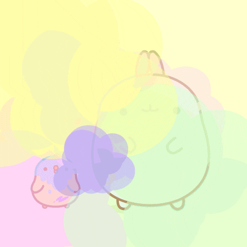 Animated Coloring Chickens Dancing Colorfully GIF