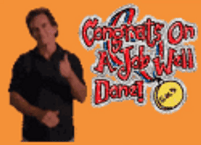 Animated Congratulations Job Well Done GIF