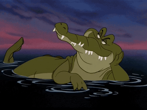 Animated Cool Crocodile Meme GIF