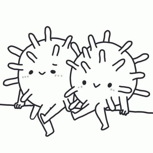 Animated Couple Covid Meme GIF