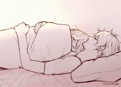 Animated Couple Snuggles GIF
