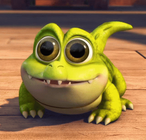 Animated Crocodile Eye Wink GIF