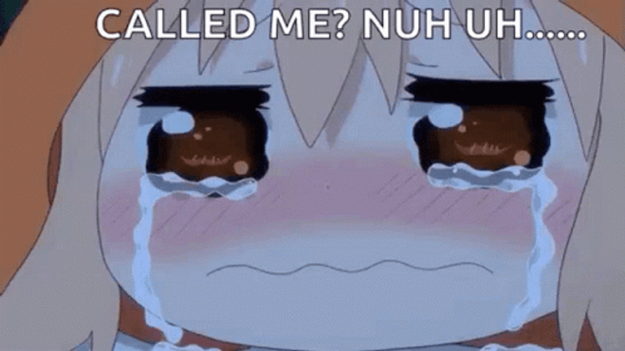 Animated Crying Umaru Doma GIF