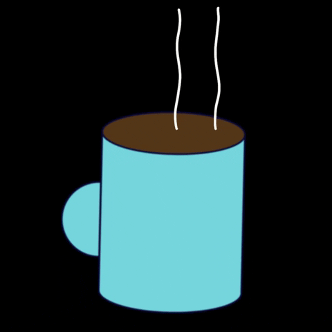 Animated Cup Of Monday Coffee GIF