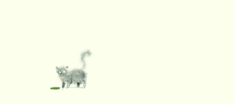 Animated Cute Cat Jumping GIF