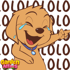Animated Cute Dog Cry Laughing GIF