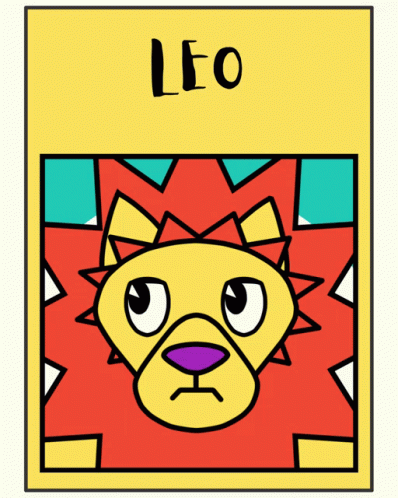 Animated Cute Leo Art GIF