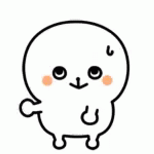 Animated Cute Quby Cartoon Wink GIF