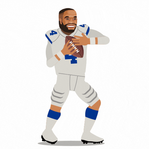 Animated Dallas Cowboys Dance Hip Thrust GIF
