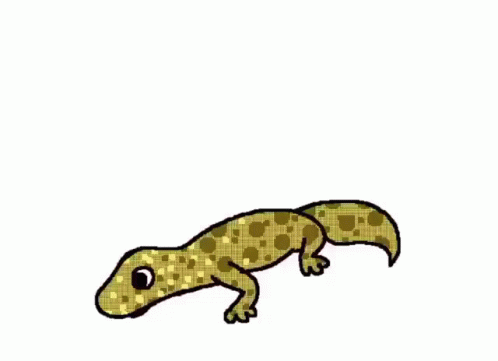 Animated Dancing Lizard GIF