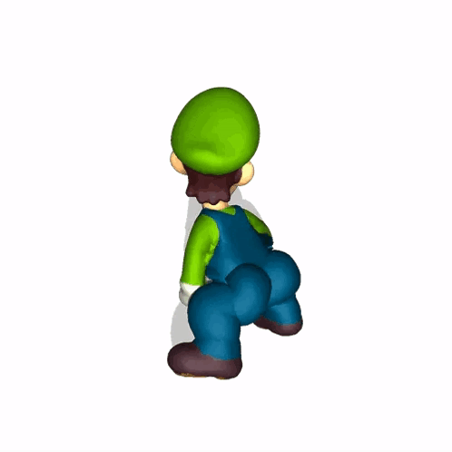 Animated Dancing Luigi Wiggle GIF