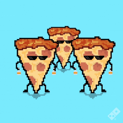 Animated Dancing Pizza GIF