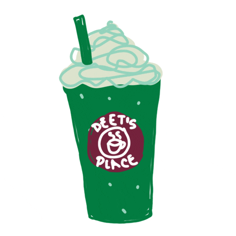 Animated Deets Place Milkshake GIF
