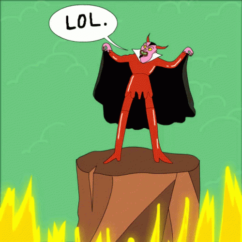 Animated Devil Lol GIF