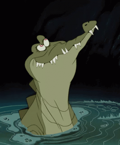 Animated Disney Crocodile Tongue Out GIF