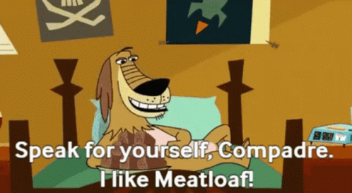Animated Dog I Like Meatloaf GIF
