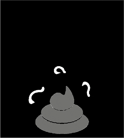 Animated Dog Poop Being Picked Up GIF