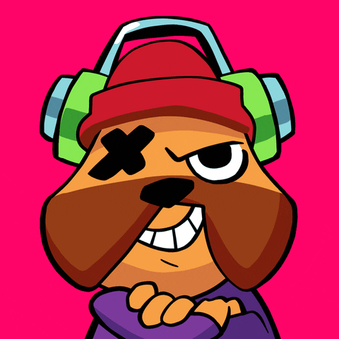 Animated Dog Snickering GIF