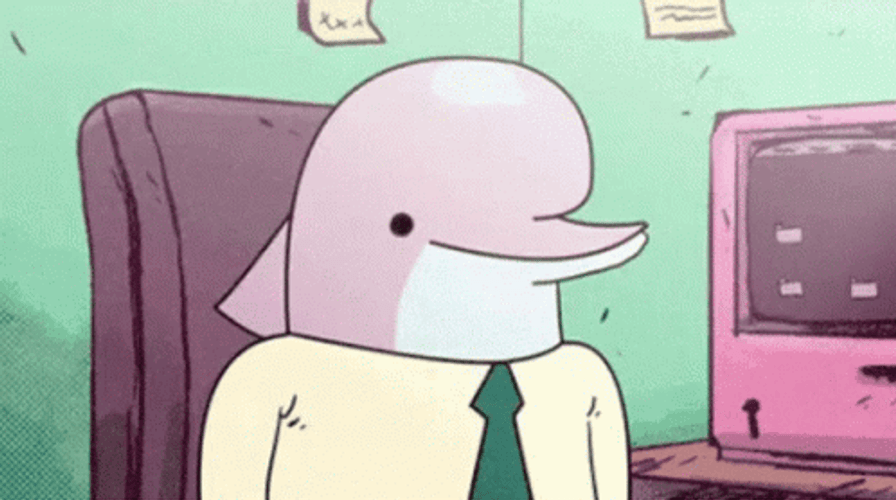 Animated Dolphin Laughing GIF
